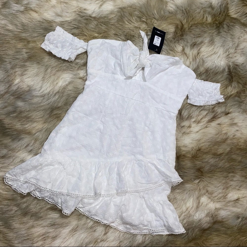 Fashion Nova Eyelet Mini Dress